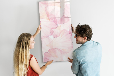 Magnetic board for writing Watercolor petals