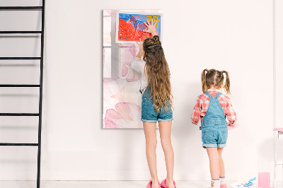 Magnetic board for writing Watercolor petals