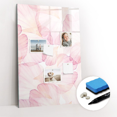 Magnetic board for writing Watercolor petals