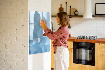 Dry erase magnetic board Golden leaves