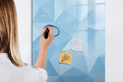 Dry erase magnetic board Golden leaves
