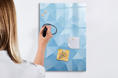 Dry erase magnetic board Golden leaves