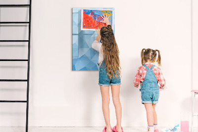 Dry erase magnetic board Golden leaves