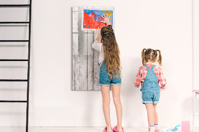 Magnetic board for drawing Wooden boards