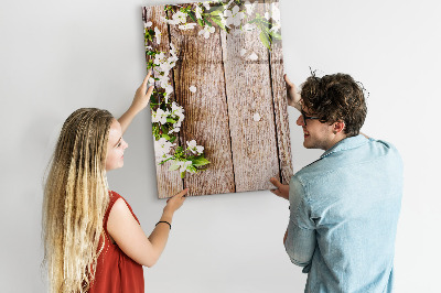 Dry erase magnetic board Flowers on boards