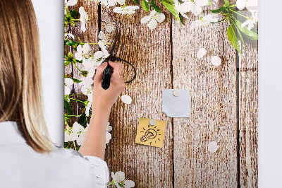 Magnetic board for writing Flowers on boards