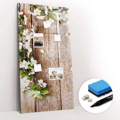 Magnetic board for writing Flowers on boards