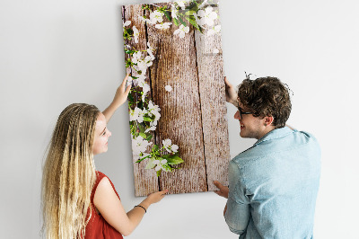 Dry erase magnetic board Flowers on boards