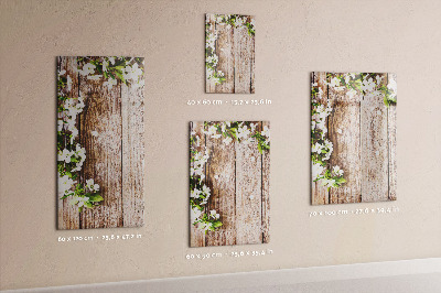 Dry erase magnetic board Flowers on boards