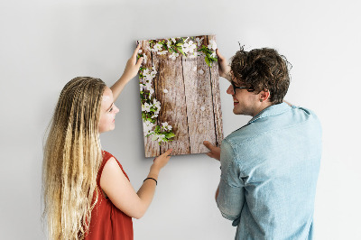 Dry erase magnetic board Flowers on boards