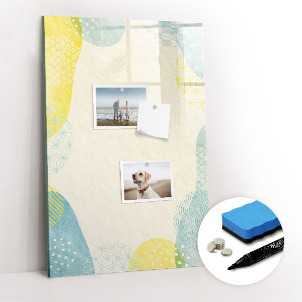 Dry erase board magnetic Light concrete