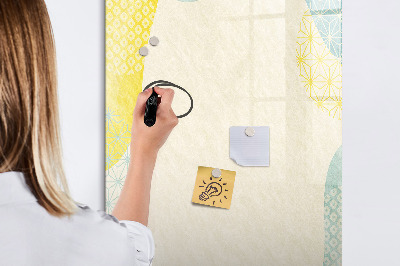 Dry erase board magnetic Light concrete