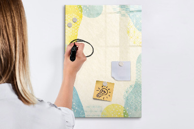 Dry erase board magnetic Light concrete