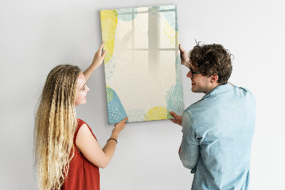 Dry erase board magnetic Light concrete