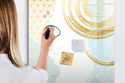 Dry erase board magnetic Palm leaves
