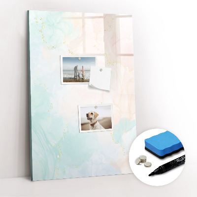 Dry erase magnetic board Decorative abstract