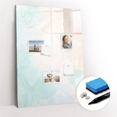Dry erase magnetic board Decorative abstract