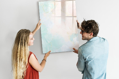 Dry erase magnetic board Decorative abstract
