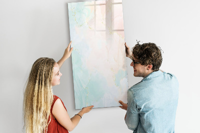 Dry erase magnetic board Decorative abstract