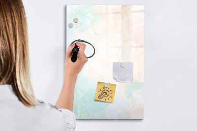 Dry erase magnetic board Decorative abstract