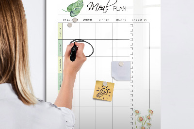 Dry erase board magnetic Pastel abstract
