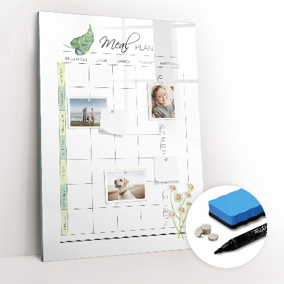 Dry erase board magnetic Pastel abstract