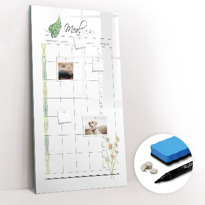 Dry erase board magnetic Pastel abstract