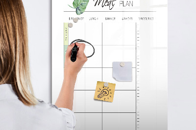 Dry erase board magnetic Pastel abstract