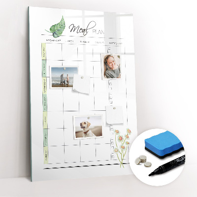 Dry erase board magnetic Pastel abstract