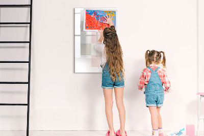 Dry erase magnetic board Weekly meal planner