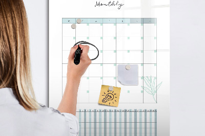 Dry erase board magnetic Yearly planner