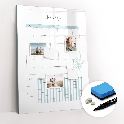 Dry erase board magnetic Yearly planner