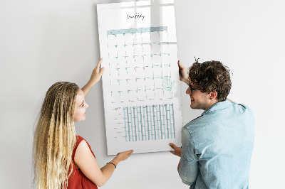 Magnetic drawing board Yearly planner