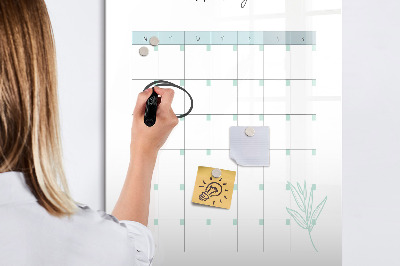 Dry erase board magnetic Yearly planner