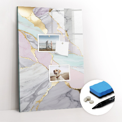 Magnetic drawing board Menu planner