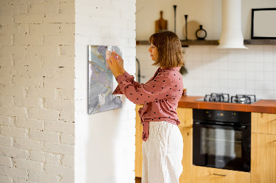 Magnetic drawing board Menu planner