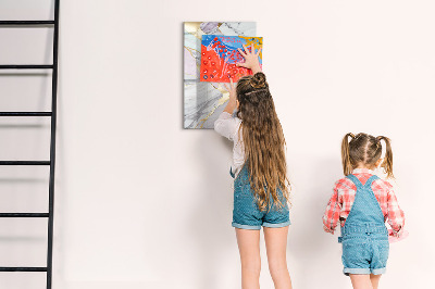 Dry erase board magnetic Menu planner