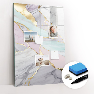 Magnetic drawing board Menu planner