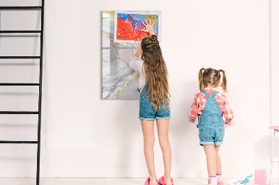 Dry erase board magnetic Menu planner