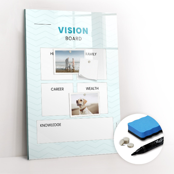 Dry erase magnetic board Financial planner