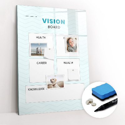 Dry erase magnetic board Financial planner
