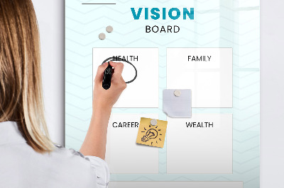 Dry erase magnetic board Financial planner