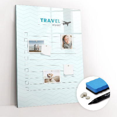 Dry erase board magnetic Health planner