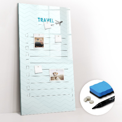 Dry erase board magnetic Health planner