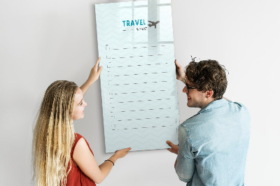 Magnetic drawing board Health planner