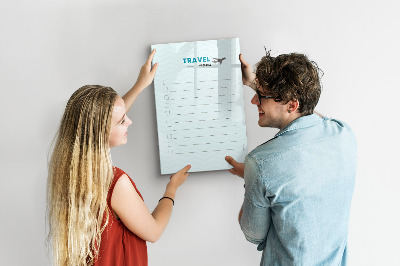 Dry erase board magnetic Health planner