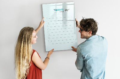 Dry erase board magnetic Health planner