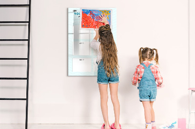 Dry erase board magnetic Weekly planner