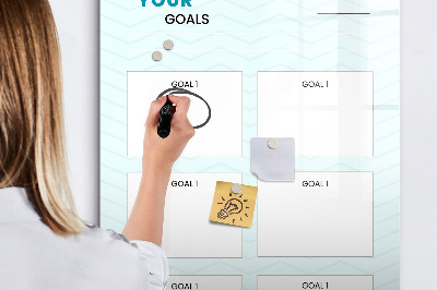 Dry erase board magnetic Weekly planner