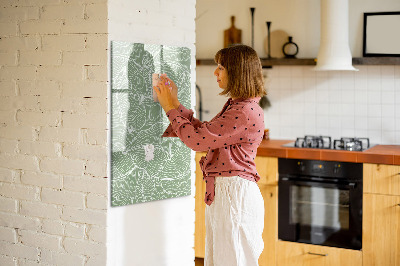 Magnetic drawing board Goal planner